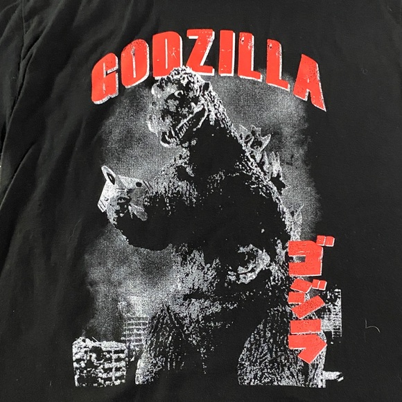Men's Black Godzilla Graphic Tee - Picture 2 of 4